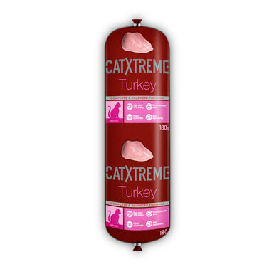 Catxtreme Salchicha Pavo y Guisantes para gatos